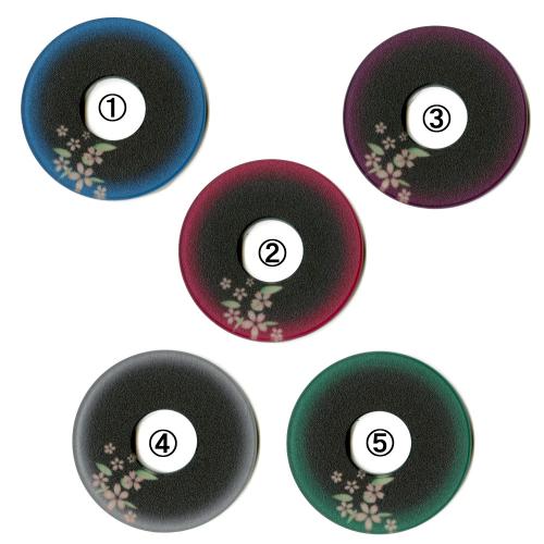 紋様ツバ 外周色さくら（青、桃、紫、白、緑）  紋様鍔 (剣道具) の通販