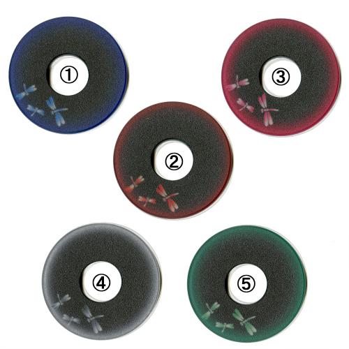 紋様ツバ 外周色とんぼ（青、赤、紫、白、緑）  紋様鍔 (剣道具) の通販