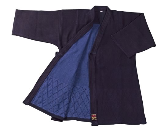 剣道着 正藍染（背継)特製紺二重剣道衣 (剣道具) K-48の通販