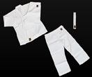 空手道着 伝統派　晒T/C空手衣　上衣・パンツ・白帯セット (空手) の通販