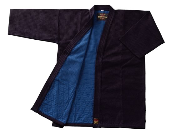 剣道着 正藍染 紺二重織刺（上）剣道衣 2号 (剣道具) K-52 クリックで写真拡大します。