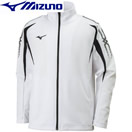 ［ミズノ MIZUNO] ウォームアップシャツ　ホワイト×ブラック　32JC800101 の通販