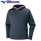 ［ミズノ MIZUNO] softストレッチシャツ ブラック×ピンクグロー　S〜2XL　V2ME752196 の通販